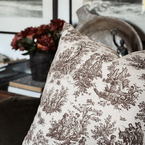 Wilhelm Toile 22" Pillow Cover