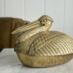 Vintage Brass Pelican