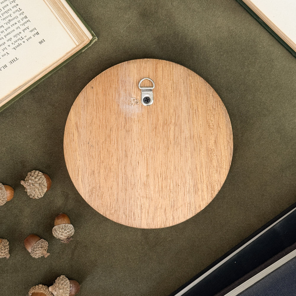 Wooden Acorn Wall Plaque
