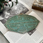 Vintage green cattle award 1965- FRANCE