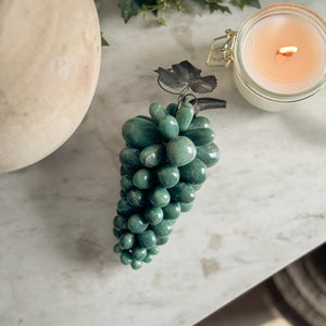 Vintage Green Marble Grapes