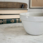 Antique ironstone pudding bowl -ENGLAND.