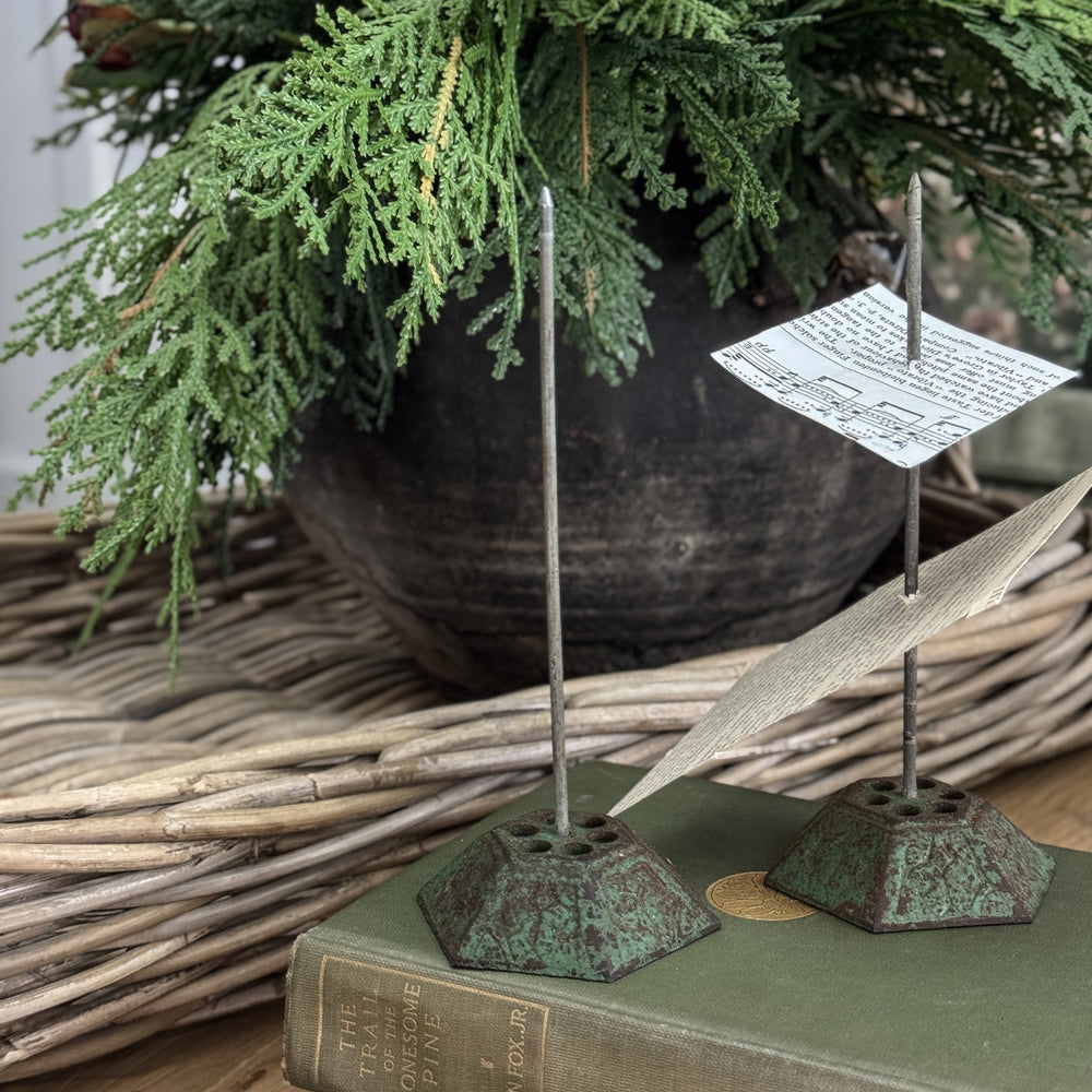 Vintage Cast Iron Receipt Spike.