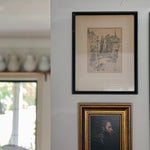 Vintage Lady Stairs Edinburgh Print