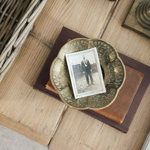 Vintage Brass Footed Bowl.