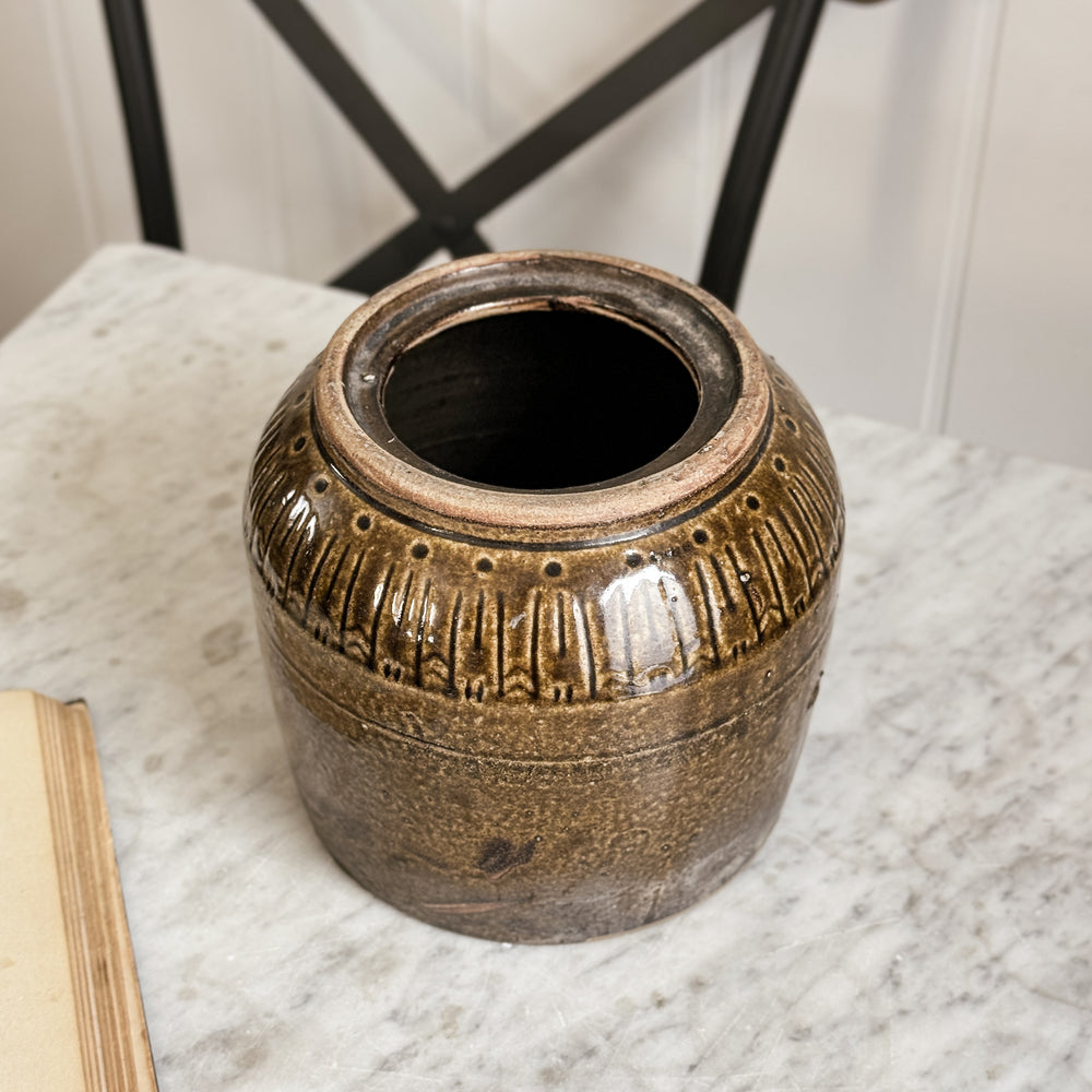 Vintage Mini Bean Pot