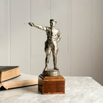 Vintage male guard statue.