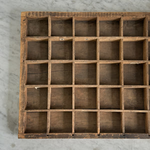 Vintage Letterpress Printers Tray