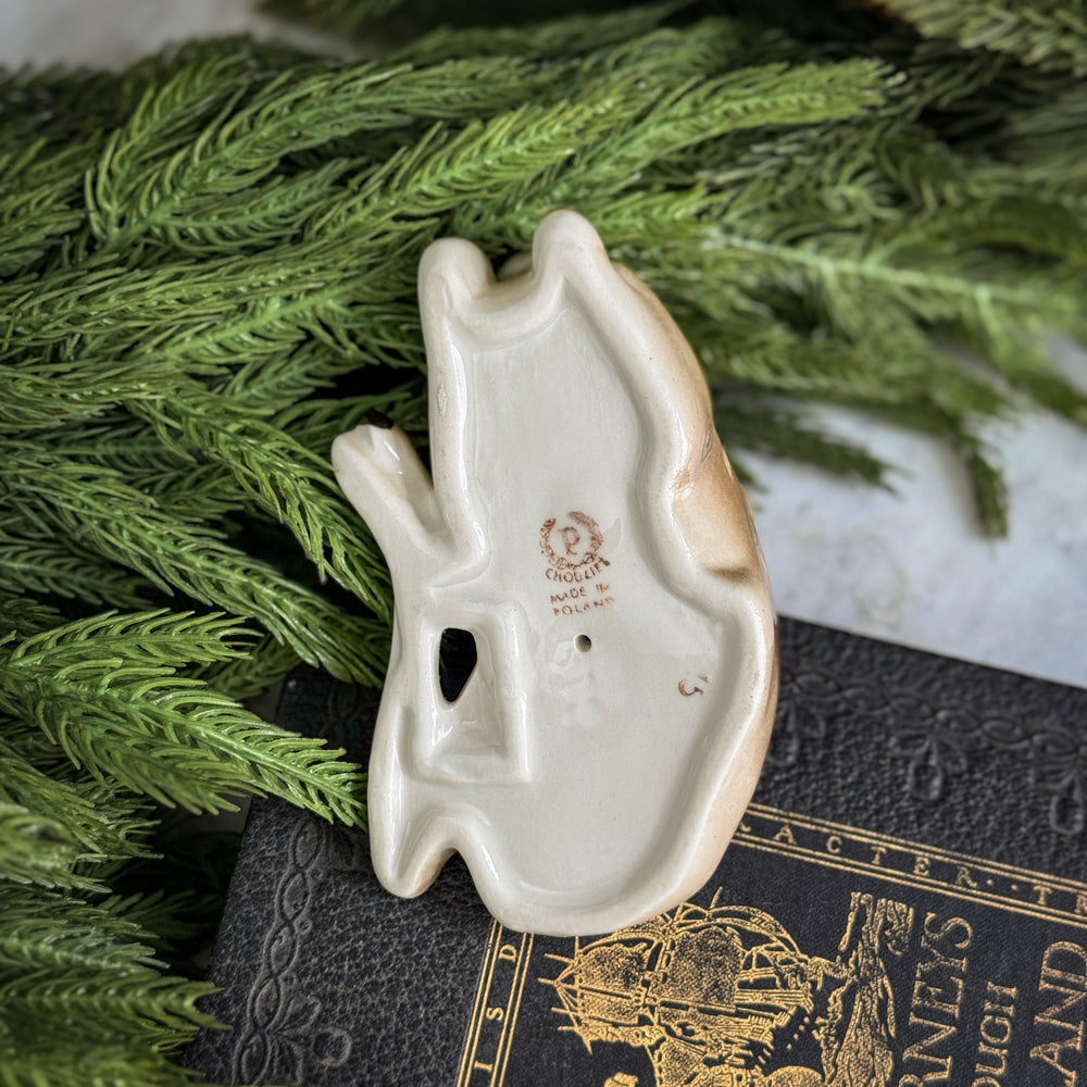 Vintage Polish Ceramic Fawn.