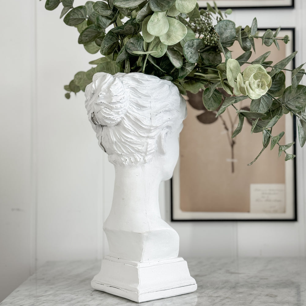 Female Plaster bust.