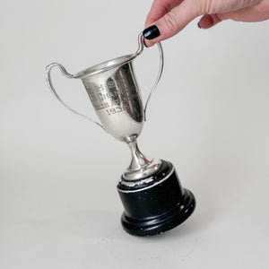 Vintage 1938  Jr champion silverplate trophy