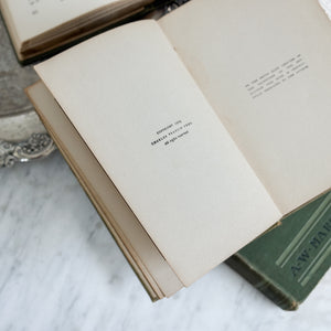 Antique Green Book Set.