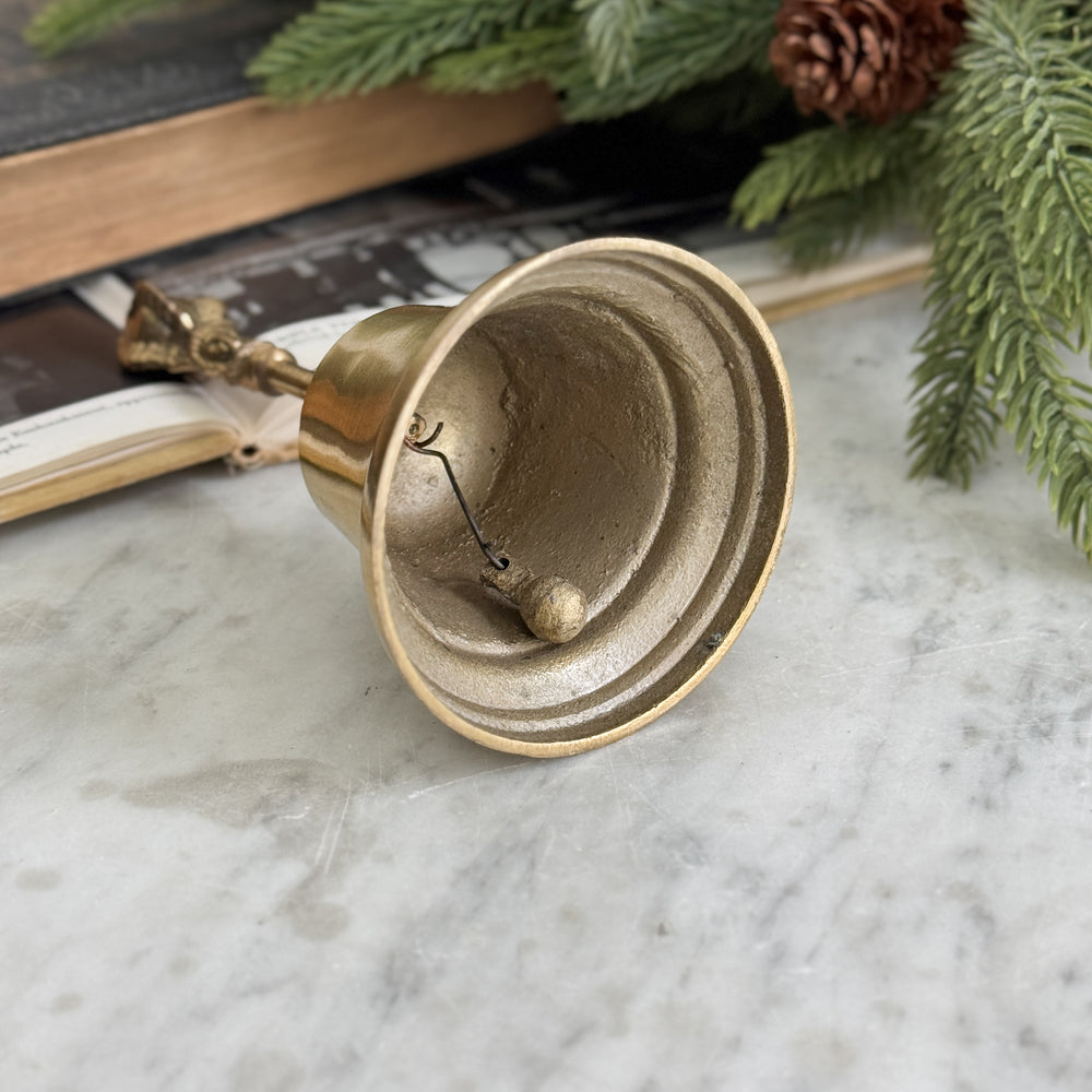 Vintage Brass Crown Bell