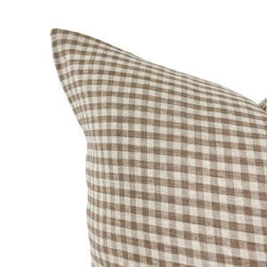 Braxton Gingham Pillow Cover- Multiple Sizes.