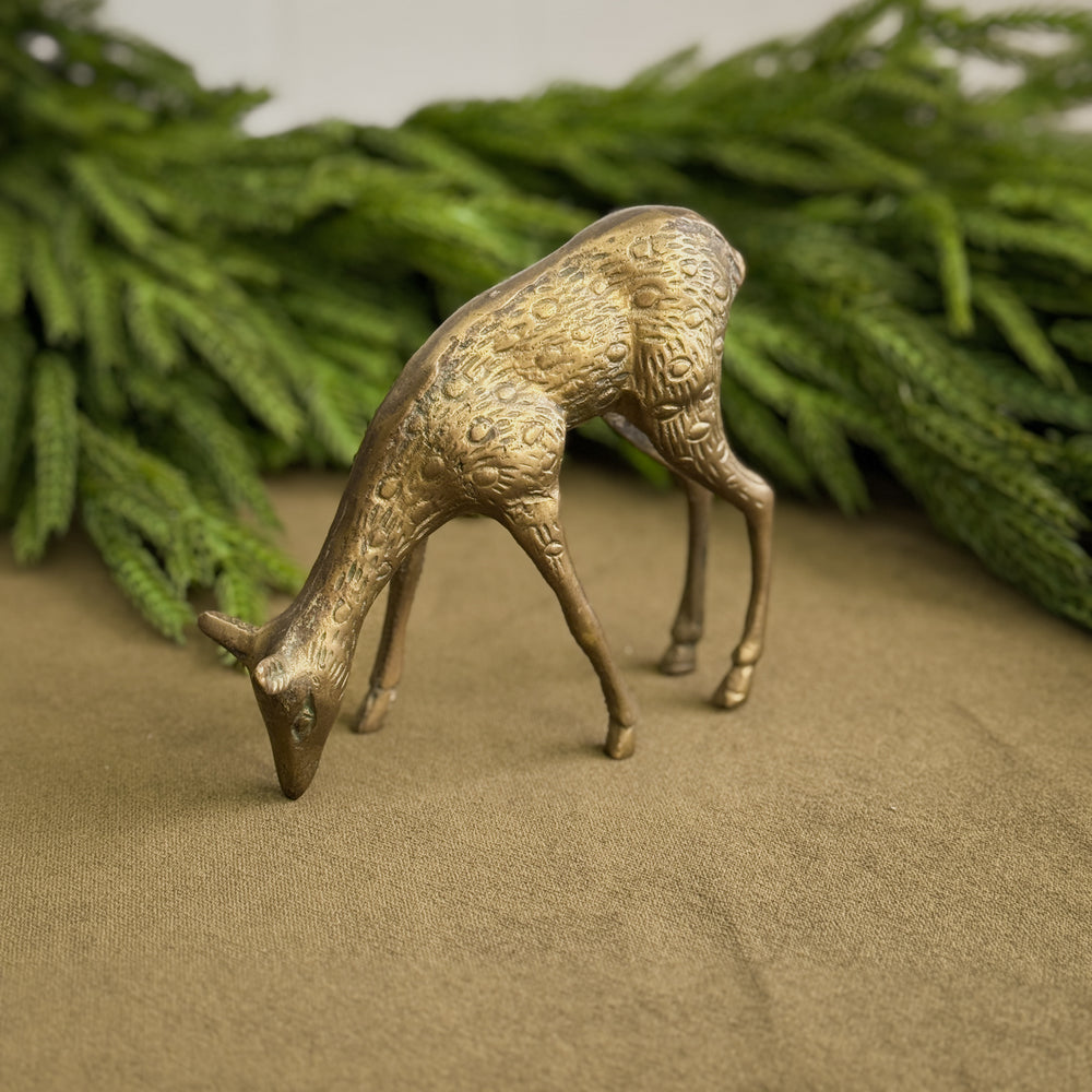 Vintage brass doe.