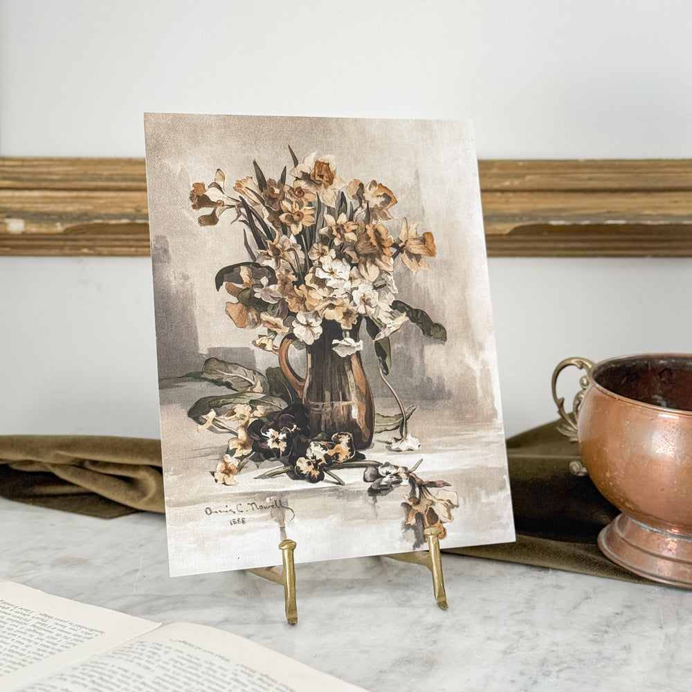 Muted Floral Art Print | 8 x 10.