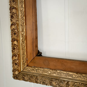 Vintage Gold Wooden Frame.