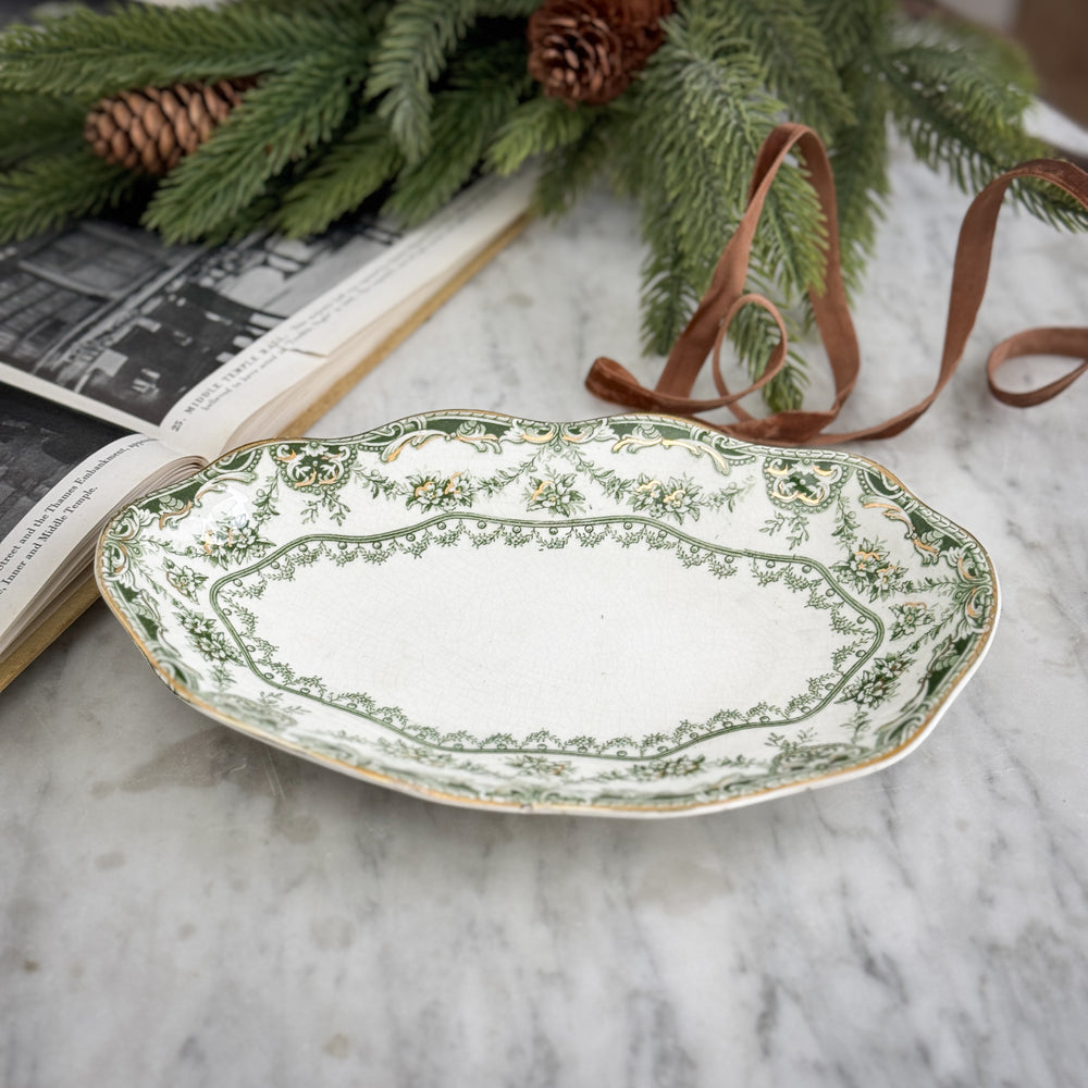 Antique green and white King Edward Toronto.