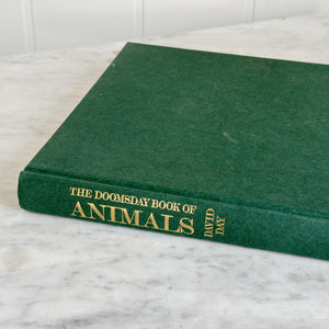 Vintage green animal book.