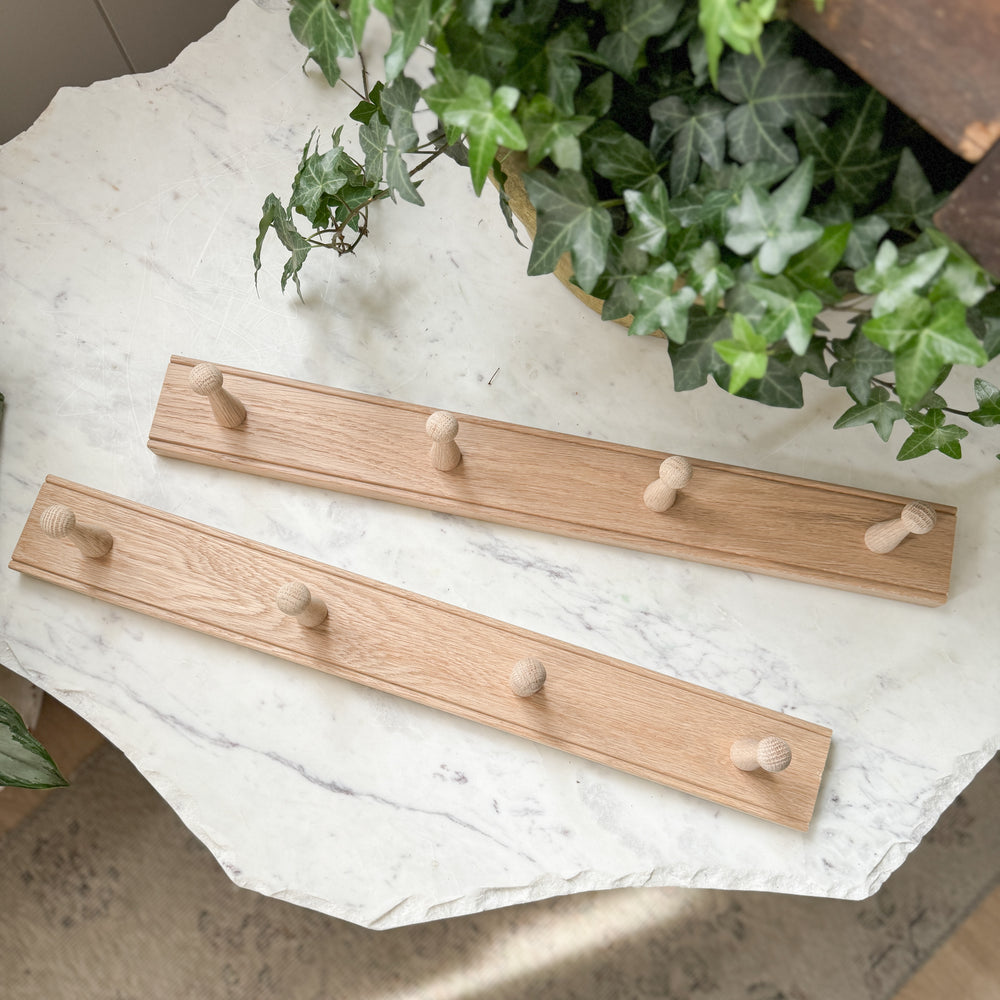 Oak Peg Rail