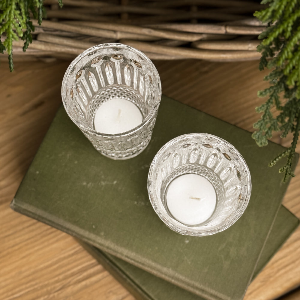 Vintage Glass Votive.