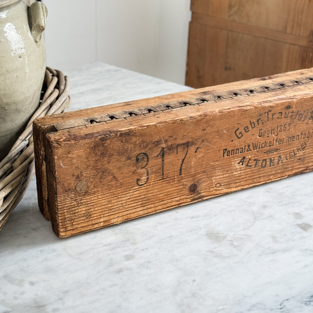 Vintage Wooden Cigar Mould