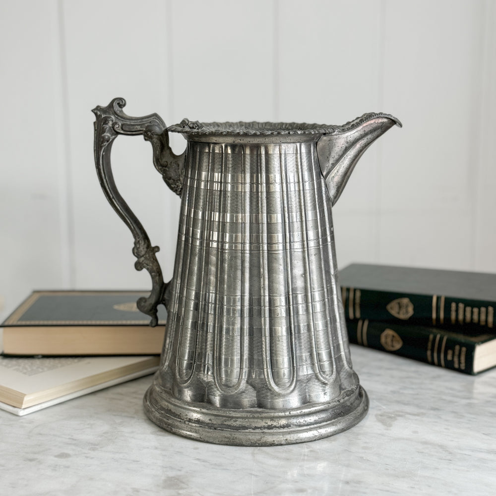 Vintage Pewter Pitcher