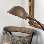 Vintage Copper Metal Desk Lamp