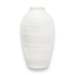 Tall White Vase.