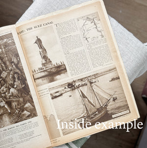 1935 Pictorial Education Japan Cherry Blossom