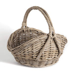 Rattan oval Gathering Basket
