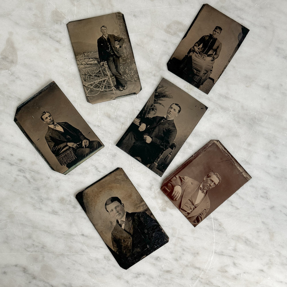 Antique Tin Type Photos.