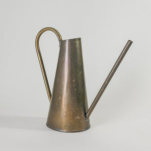 Vintage Brass Slim Watering Can