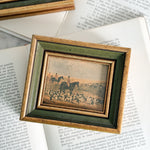 Vintage Gold Mini Hunting Print Set.