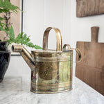 Vintage Brass English Hot Water Can