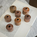 Antique England Brown Stoneware Ink well
