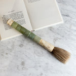 Vintage Large Green Smooth Calligraphy Brush.