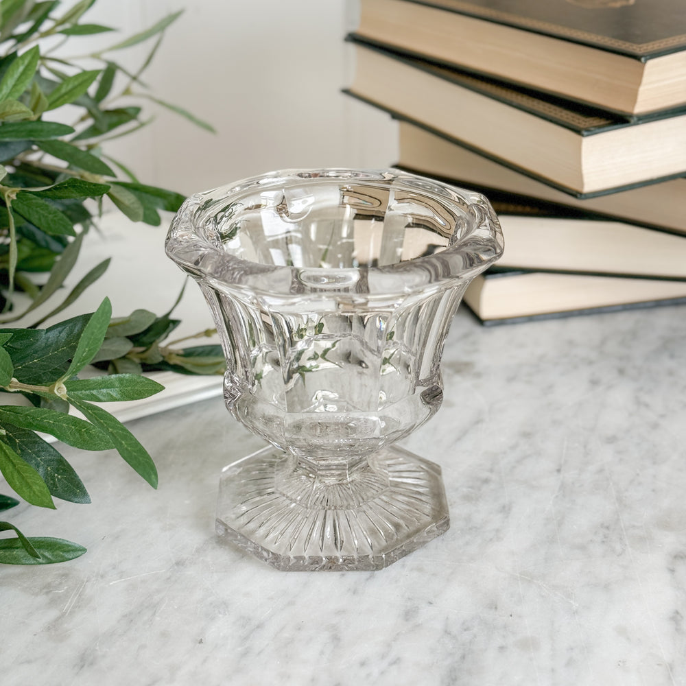 Vintage Glass Urn.