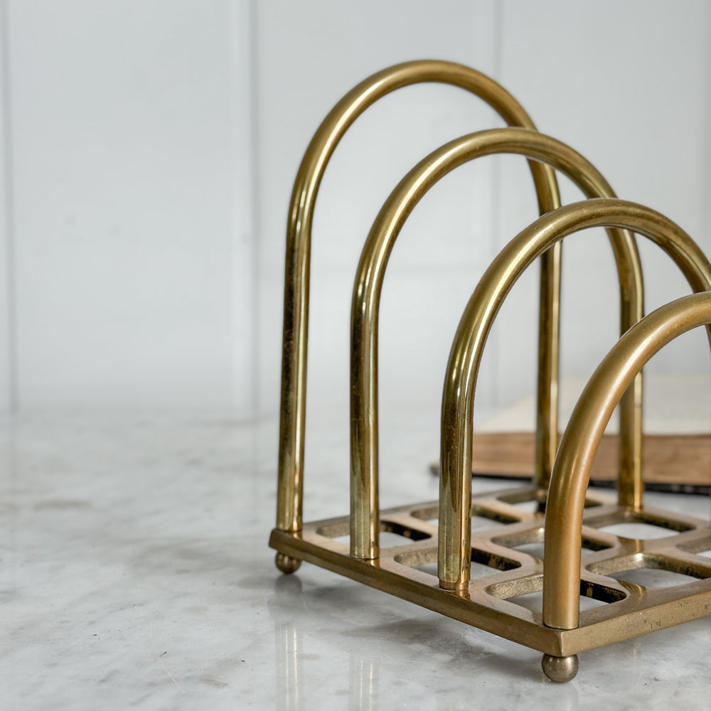 Vintage brass mail separator.