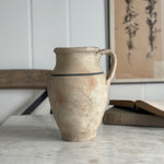 Vintage small beige Turkish pot