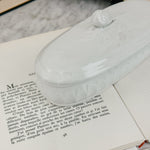 Antique white Ironstone toothbrush holder - Canada