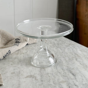 Vintage Glass Cake Stand.