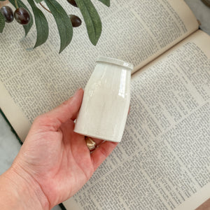 Vintage Stoneware Creme Fresh Crock