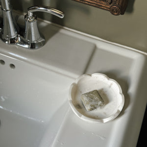 Marble Scalloped Bowl