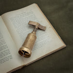 Vintage brass corkscrew.