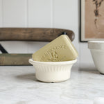 Vintage cream tapered bowl - USA.