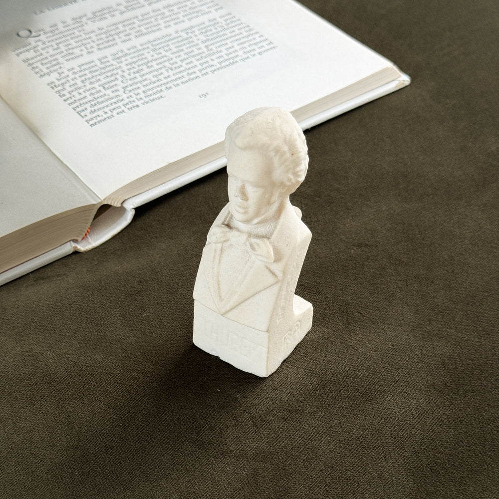 Vintage Cream Bust- Schubert