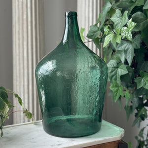 Vintage Large Green Demijohn.