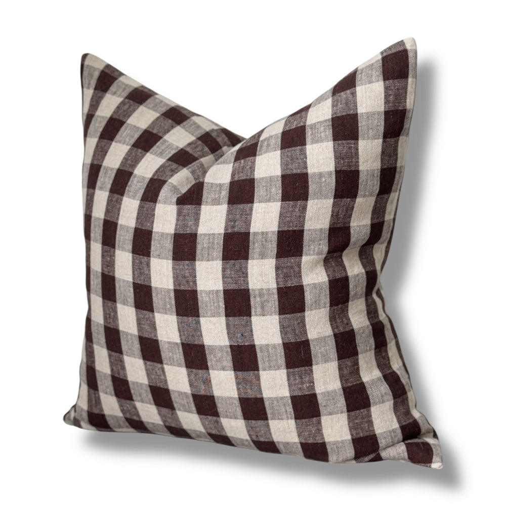 Leigh Gingham Pillow Cover- Multiple Sizes.