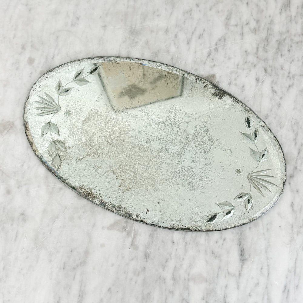 Vintage Etched Mirror